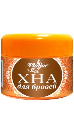 Хна для брів Mayur 10 г, коричнева