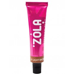 ZOLA фарба для брів із колагеном Eyebrown Tint With Collagen (01LIGHT BROWN)