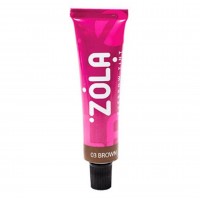 ZOLA Фарба для брів із колагеном Eyebrown Tint With Collagen 15 ml. (03 Brown)