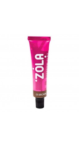 ZOLA Фарба для брів із колагеном Eyebrown Tint With Collagen 15 ml. (02 Warm Brown)